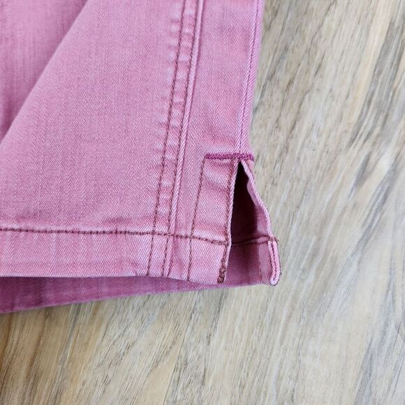 💛Anthropologie Pilcro & The Letterpress Salmon Stet Capri Jeans Size 10 - Picture 8 of 9